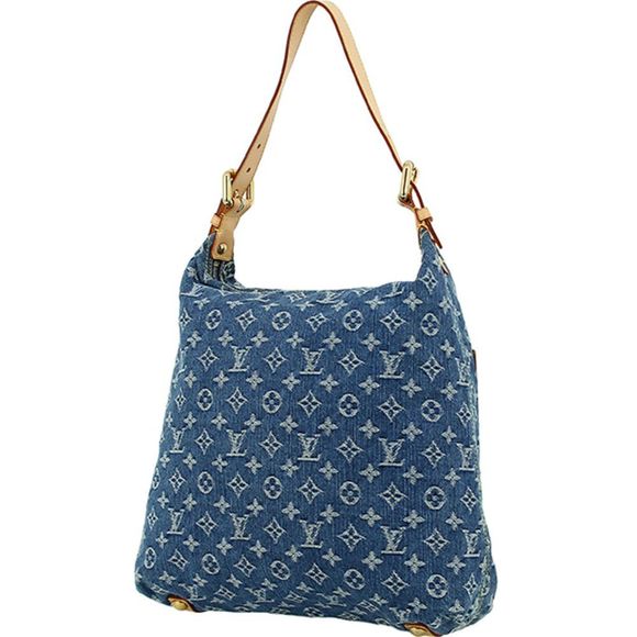 Louis Vuitton Monogram Denim Blue GM Shoulder Bag - Picture 2 of 8